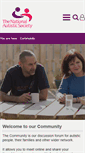 Mobile Screenshot of community.autism.org.uk