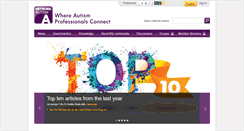 Desktop Screenshot of network.autism.org.uk